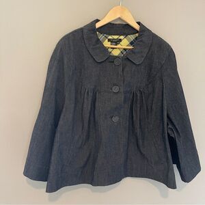 Sandro Sportswear Denim Blazer Jacket Size 3X